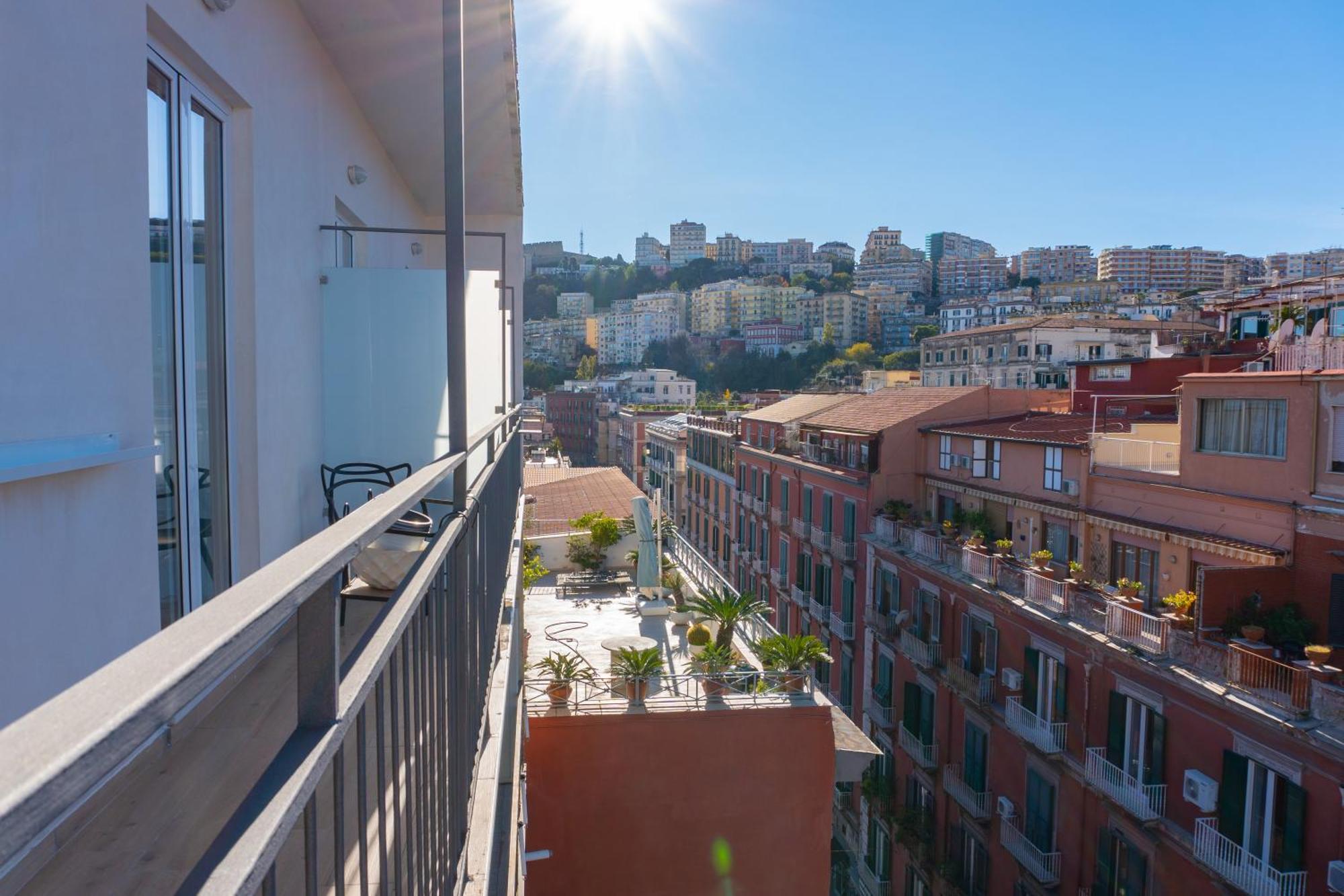 Na Bella Vista Rooftop-B&B Napoli Bagian luar foto